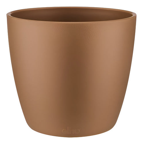Maceta Elho Brussels Round Mini 7cm Marrón Claro Brussels Round Mini