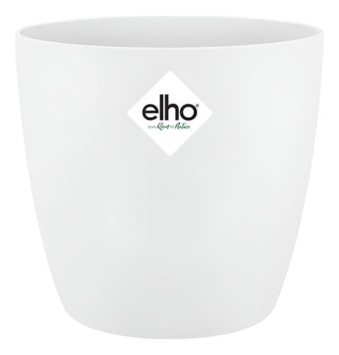 Maceta Brussels Round Mini 9,5cm Elho Color Blanco