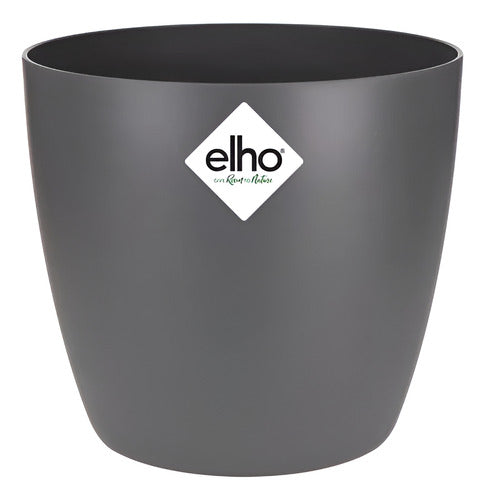 Maceta Elho Brussels Round Mini 7cm Gris Oscuro Brussels Round Mini