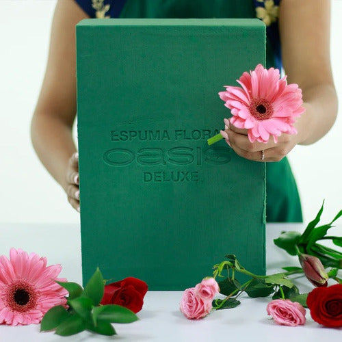 Espuma Floral Oasis Megablock Deluxe 33 × 23 × 18cm