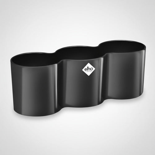 Maceta Brussels For Diamond Trio Elho Negro