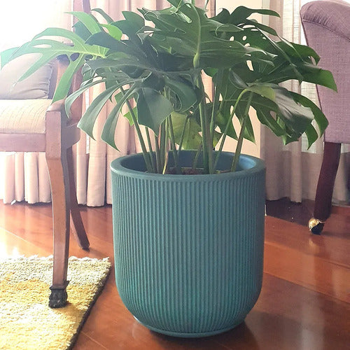 Maceta Vasart Sp27 37 × 37cm Con Plato Incluido