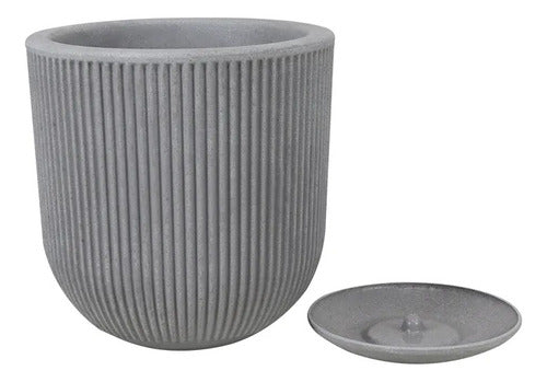 Maceta Vasart Sp27 29 × 29cm Con Plato Incuido