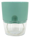 Maceta Vasart Autoirrigable Acqua 15 × 18cm Verde Claro Acqua