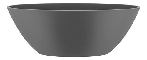 Maceta Elho Brussels Oval 20cm Gris Oscuro Brussels Oval