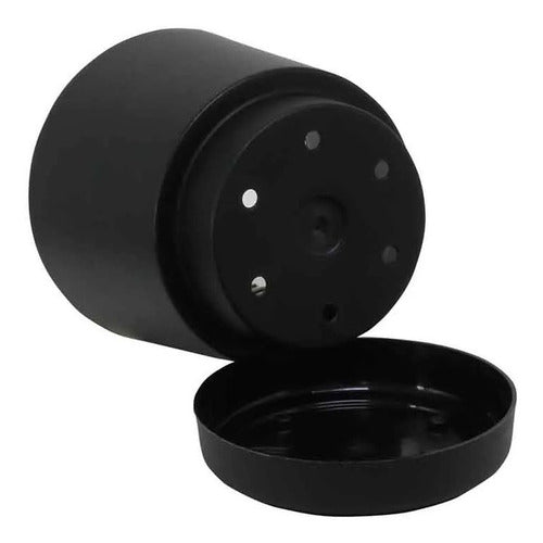 Maceta Vasart Rio 15 × 15cm Con Plato Incluido Negro