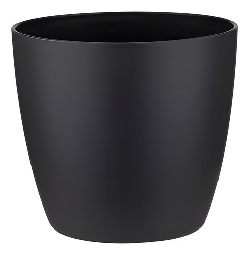 Maceta Elho Brussels Round Mini 7cm Negro Brussels Round Mini