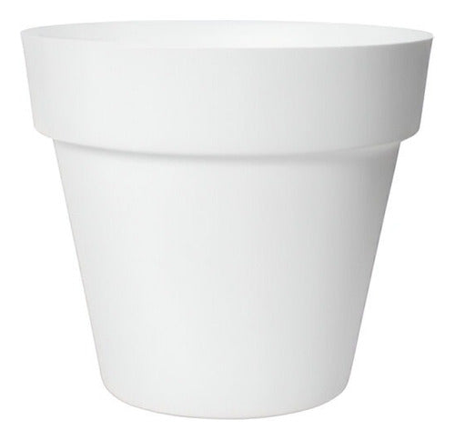 Maceta Florus Paris 20cm Blanco París