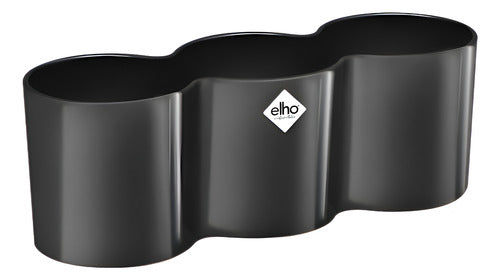 Maceta Brussels For Diamond Trio Elho Negro