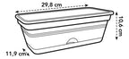 Jardinera Green Basics Trough Mini 30cm Elho Marrón Green Basics Trough Mini