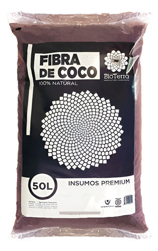 Fibra De Coco Bioterra 50 Litros