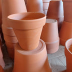 Maceta De Barro Clásica Nº10 Blumsa Terracota