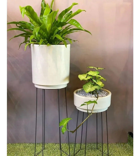 Maceta Vasart Urban Rio 25 × 25cm Blanco Antiguo Urban Rio