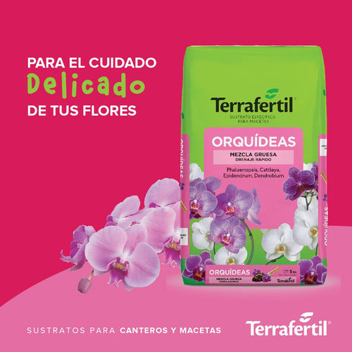 Sustrato Para Orquídeas Terrafertil 5 Litros