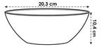 Maceta Elho Brussels Oval 20cm Gris Oscuro Brussels Oval