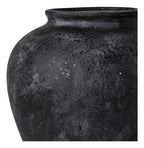 Jarrón Florero Terra Negro 12,5 X 11cm Just Home Collection Negro