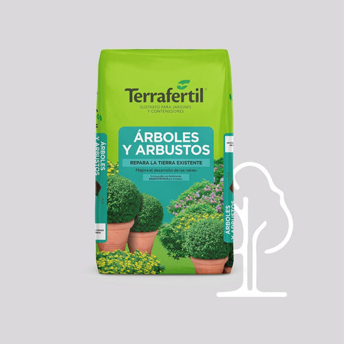 Sustrato Para Árboles Y Arbustos Terrafertil 20 Litros