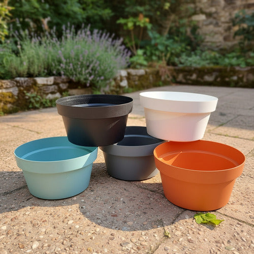 Maceta Vasart Sampa Bowl 23 × 12cm Blanco Sampa Bowl