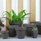 Maceta Vasart Sampa 14 × 13cm Negro Sampa