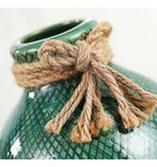 Florero Kaula Verde Jade 15 X 28cm Just Home Collection Verde Jade Kaula