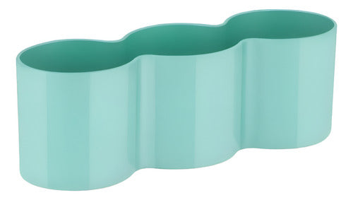 Maceta Brussels For Diamond Trio Elho Verde Claro