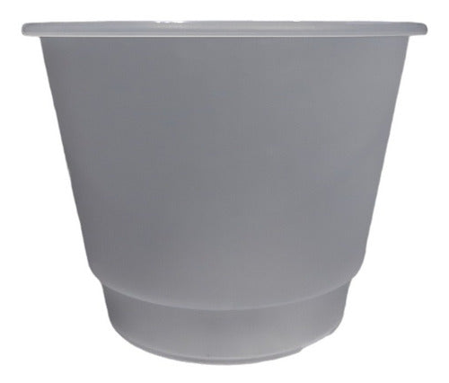 Maceta Para Orquídea Transparente 18cm Transparente Elegante