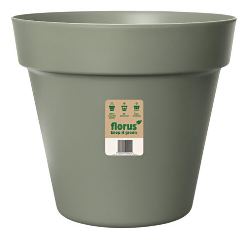 Maceta Florus Paris 20cm Verde Oliva París