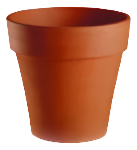 Maceta De Barro Clásica Nº10 Blumsa Terracota