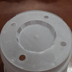 Maceta Para Orquídea Transparente 18cm Transparente Elegante