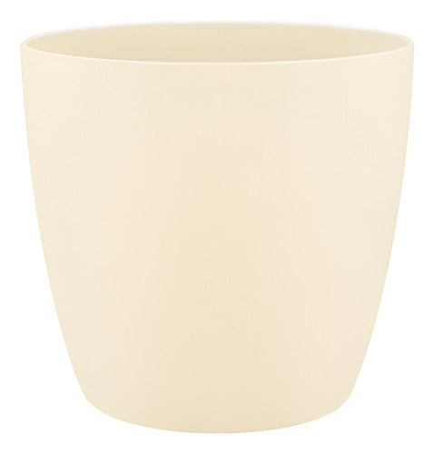 Maceta Elho Brussels Round Mini 7cm Crema Brussels Round Mini