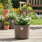 Maceta Brussels For Diamond Round 9cm Elho Perla