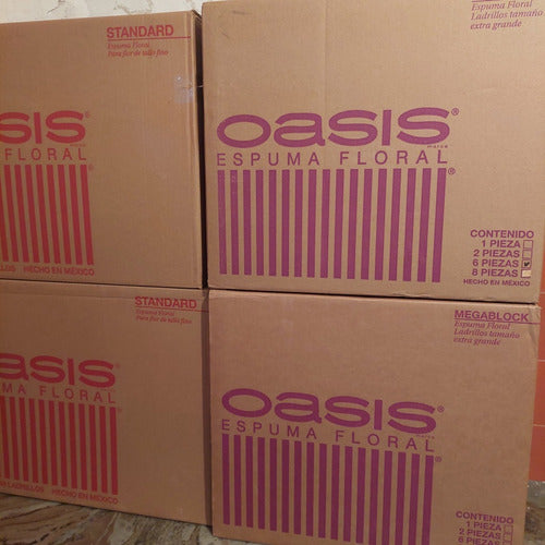 Espuma Floral Oasis Megablock Deluxe Caja De 8un