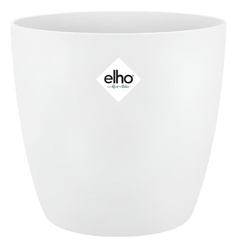 Maceta Brussels Round 16cm Elho Blanco Brussels Round