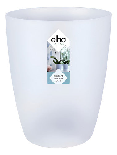 Maceta Para Orquídea Elho Orchid High Brussels 12cm Transparente