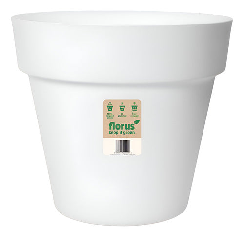 Maceta Florus Paris 20cm Blanco París