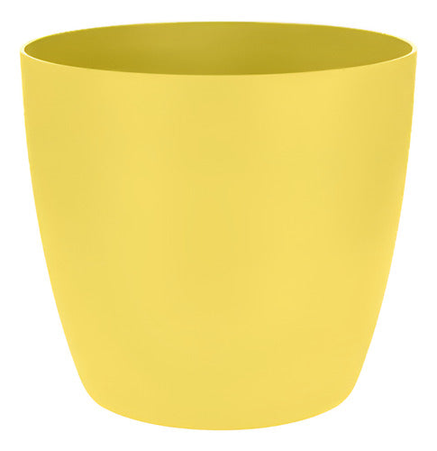 Maceta Brussels Round Mini 9,5cm Elho Amarillo Brussels Round Mini