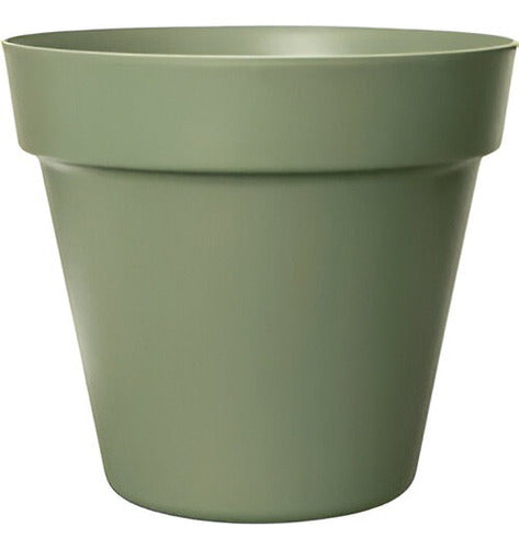Maceta Florus Paris 20cm Verde Oliva París