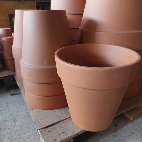 Maceta De Barro Nº35 Blumsa Terracota Clásico