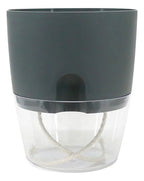 Maceta Vasart Autoirrigable Acqua 12 × 14cm Gris Oscuro Acqua