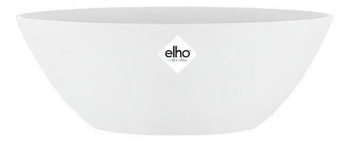 Maceta Elho Brussels Oval 20cm Blanco Brussels Oval