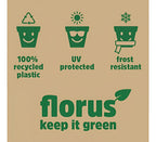 Maceta Florus Paris 25cm Blanco Florus