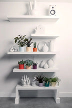 Set De Maceteros Lex Pott 14cm Elho Crema Lex Pott